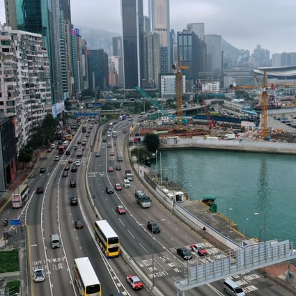 The Excelsior, the white building on the left, will make way for a US$650 million, six-year development into a waterfront office tower. Photo: Winson Wong