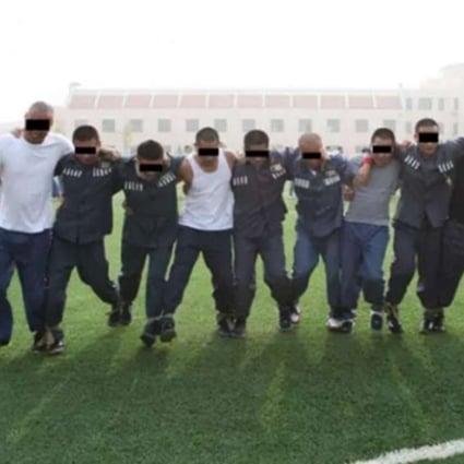 A 2016 photo shows prisoners engaged in sporting activity at the jail. Photo: SCMP