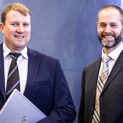 (From left) Georg Börste, managing director, and Alexander Hust, managing director