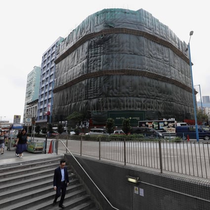 The Maxwell Industrial Building, which is owned by Hong Kong textiles company Lawsgroup, in Kwun Tong. Photo: Sam Tsang