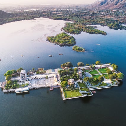 The Jag Mandir Island Palace is one of many in Udaipur, which has been called India’s Venice of the East.