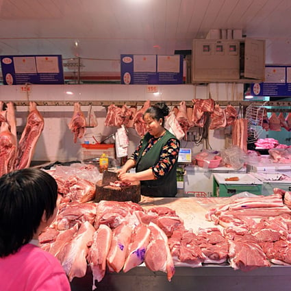 The industry’s dismal outlook is most likely to push prices higher and trigger inflationary pressure for pork, a Chinese staple, in the world’s largest pork market. Photo: AFP