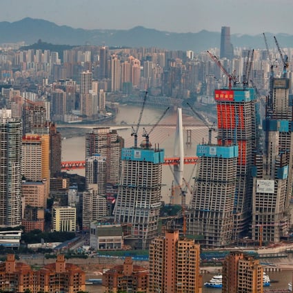 In Chongqing a land plot sold at auction on Tuesday at a 90 per cent premium over the starting bidding price. Photo: Reuters