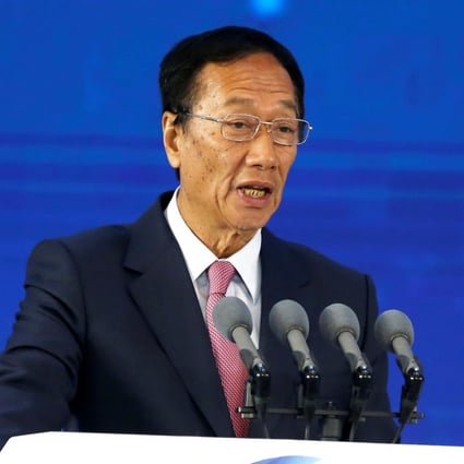 Terry Gou Tai-ming, founder and chairman of Taiwan’s Foxconn Technology Group, plans to step back from day-to-day operations at the world’s largest electronics contract manufacturer. Photo: Reuters