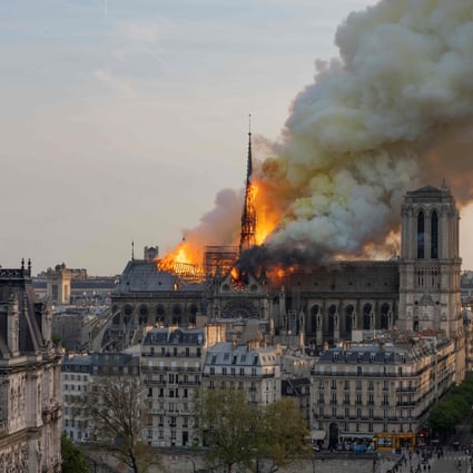 Most Chinese web users were shocked by the destruction in Paris, but a minority said it served the French right for the actions of their forebears a century and a half ago. Photo: AFP