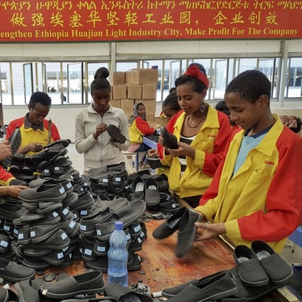 In Ethiopia, Chinese companies such as shoe manufacturer Huajian Group hire locals. When there are local employees, there are also more labour disputes. Photo: AP