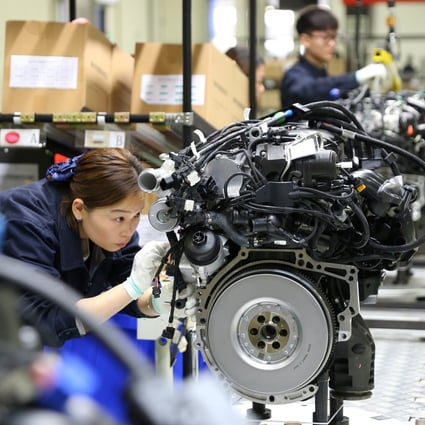 A report from BlackRock says China’s economy is expected to grow more quickly in the second quarter. Photo: Reuters