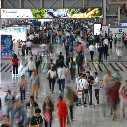 The Canton Fair lasts three weeks until early next month and total of 190,000 buyers from across the world attended the fair last autumn. Photo: Xinhua