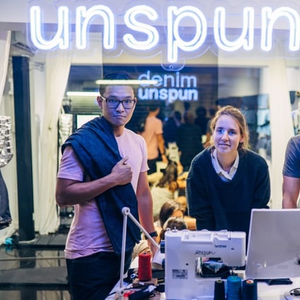 The Unspun founders (from left) Walden Lam, Beth Esponnette and Kevin Martin. Photo: Handout