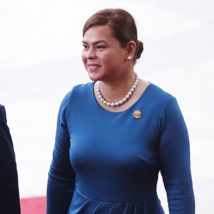Philippine President Rodrigo Duterte and his daughter Sara Duterte. Photo: AFP