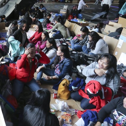 The voluntary scheme aims to provide blood tests to about 200 Filipino helpers coming to Hong Kong. Photo: Dickson Lee