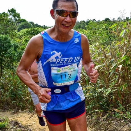 Shek Kong is a retired PE teacher turned triathlon coach who still competes, and competes to win, in races aged 64. Photo: Yau Goi