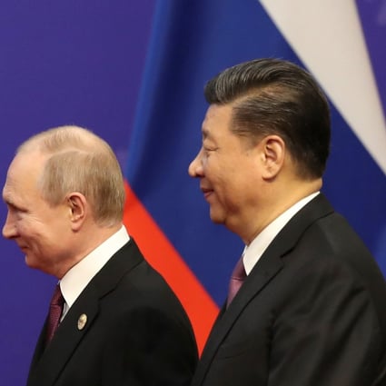 Chinese President Xi Jinping and his Russian counterpart Vladimir Putin have pledged to further improve bilateral ties. Photo: Reuters