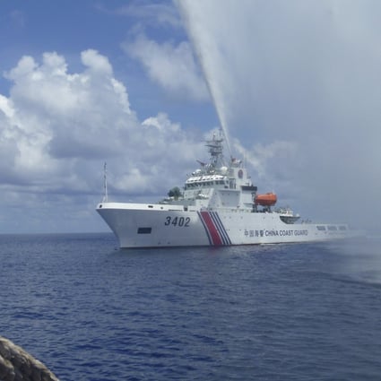 The US will treat China’s coastguard in the same manner as its navy in the South China Sea. Photo: AP