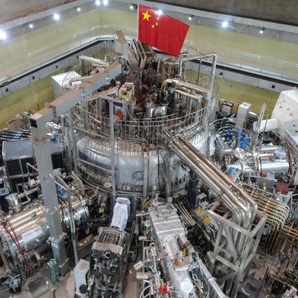The Experimental Advanced Superconducting Tokamak (EAST) device – or “artificial sun” – in Hefei, Anhui province. Photo: AFP/Chinese Academy of Sciences