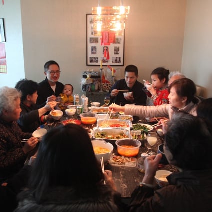 A family meal in Hao Wu’s documentary All in My Family. Photo: Handout