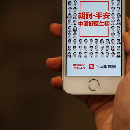 A short-seller report of unknown origin released on Tuesday said Ping An Good Doctor had an ‘irrational valuation’. Photo: Reuters