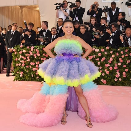 Nichapat Suphap arrives for the 2019 Met Gala in New York. Photo: AFP