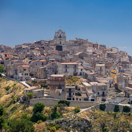 The historic centre of Mussomeli, a town in central Sicily. Photo: Alamy