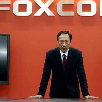 Taiwan’s richest man Terry Gou has caused a storm after dismissing his wife’s concerns about his presidential bid with a sexist remark. Photo: Reuters