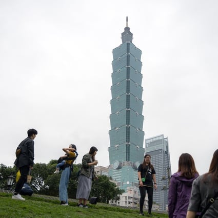 The Taipei 101 skyscraper, which was once the world’s tallest building, is surrounded by prime office space in the Xinyi district. Photo: Bloomberg