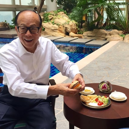 Hong Kong tycoon Li Ka-shing has invested in Impossible Foods through his private-equity unit, Horizon Ventures. Photo: Handout