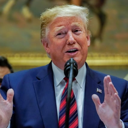 US President Donald Trump at the White House on Thursday said a trade deal with China was still ‘possible’ this week. Photo: Reuters