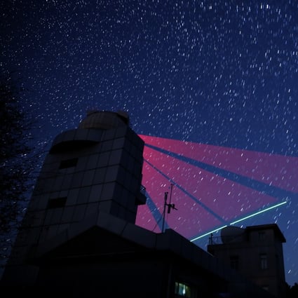 A satellite-to-Earth link was established in 2016. Photo: Xinhua