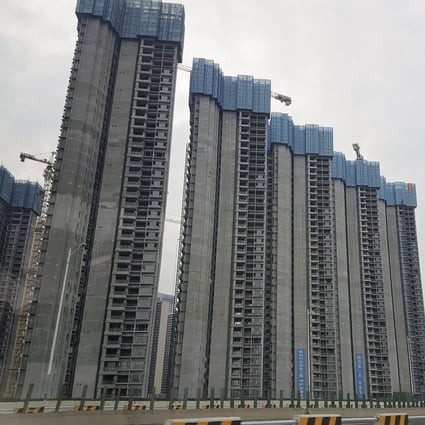 Apartment blocks under construction in Foshan, China. Home price growth snapped a four-month deceleration in March. Photo: Martin Williams