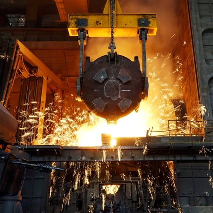 A steel plant in Dalian, Liaoning province, China. Photo: Reuters