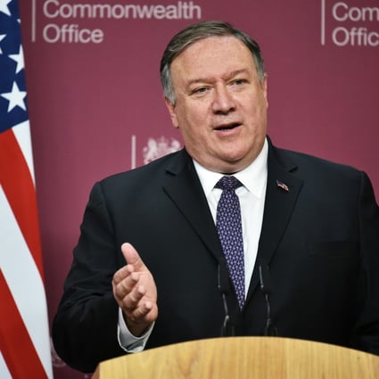 US Secretary of State Mike Pompeo said the bill threatened the city’s rule of law. Photo: Reuters