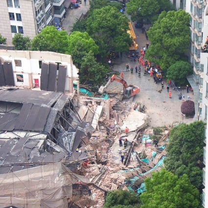 10 killed after building collapses in Shanghai South China Morning Post