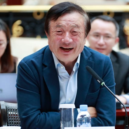 Huawei founder Ren Zhengfei said the company would be “fine” even if it cannot buy chips from US suppliers. Photo: AFP