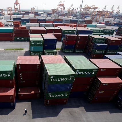 Shipping containers are seen at a port in Haiphong, Vietnam. More Chinese companies are fleeing to Southeast Asia to avoid trade war tariffs, creating opportunities for Chinese logistics companies helping them to move. Photo: Reuters