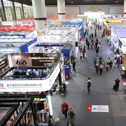 People visit the third phase of the 125th China Import and Export Fair in Guangzhou. Photo: Xinhua