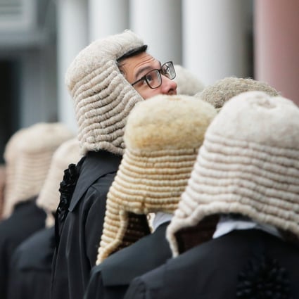 Barristers take part in a ceremony to mark the beginning of the legal year on January 14. Photo: Reuters