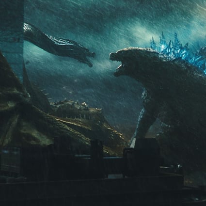 A scene from Godzilla II: King of the Monsters (2019), the latest in the famous monster movie series.