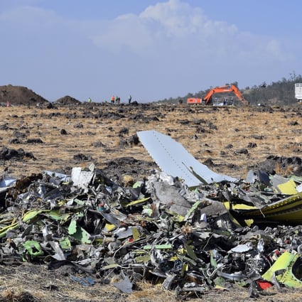 A total of 157 passengers and crew died when an Ethiopia Airlines Boeing 737 MAX 8 aircraft crashed near Bishoftu, Ethiopia, in March. EPA-EFE