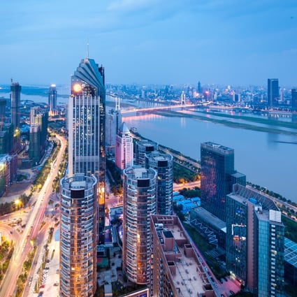 China's Shenzhen city in the night. Photo: Shutterstock