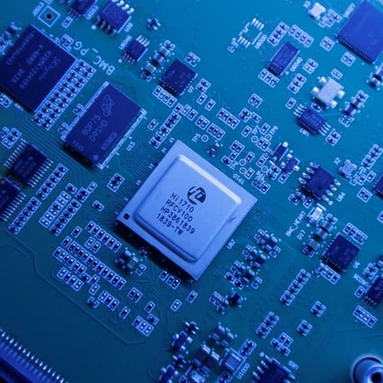 Chips designed by HiSilicon, a unit of telecoms equipment supplier Huawei Technologies, are produced by Taiwan Semiconductor Manufacturing Co, the world’s largest wafer foundry. Photo: Reuters