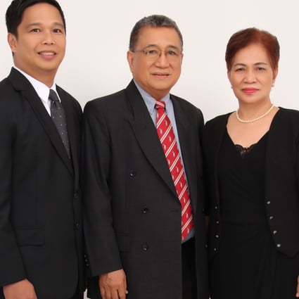 (From left) Jules Gerald Simeon, construction division vice-president; Guillermo Simeon, chairman of the board and president; and Leonora Carriaga, chief finance officer