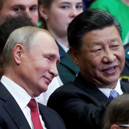Vladimir Putin and Xi Jinping pictured in Vladivostok last year. Photo: Reuters