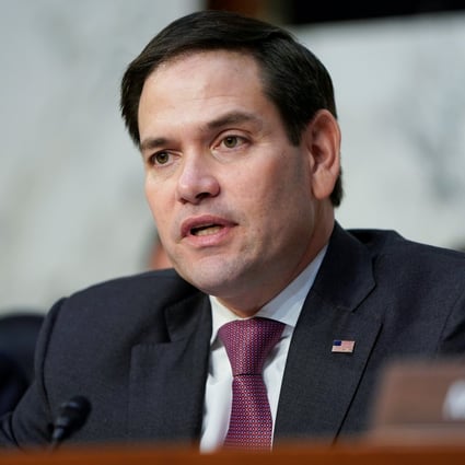 Senator Marco Rubio questions witnesses before the Senate Intelligence Committee hearing about “worldwide threats” on Capitol Hill in Washington DC on January 29, 2019. Photo: Reuters