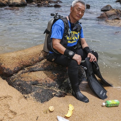 Harry Chan is an experienced diver and is on a quest to rid Hong Kong’s waters of pesky ghost nets. Photo: K.Y. Cheng