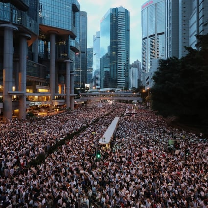 Sunday’s march was the biggest seen in Hong Kong for decades. Photo: Sam Tsang