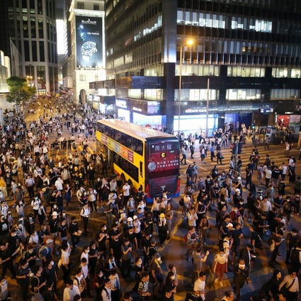 The massive protests against Hong Kong’s proposed anti-extradition bill to China have spooked some in the business community. Photo: Winson Wong