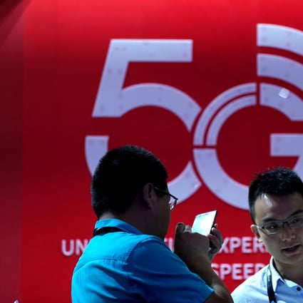 A sign advertising 5G is seen at CES (Consumer Electronics Show) Asia 2019 in Shanghai, China June 11, 2019. Photo: Reuters