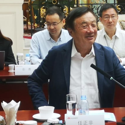 Ren Zhengfei said on Monday that total revenue was now expected to remain stagnant at around the US$100 billion level. Photo: Xinhua