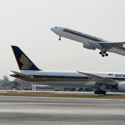 A Singapore Airlines plane takes off at Changi Airport. The airline was eclipsed by Qatar Airways for the title of World’s Best Airline in the 2019 Skytrax World Airline Awards, but came away with four accolades, including World’s Best Cabin Crew and World’s Best First Class. Photo: Reuters
