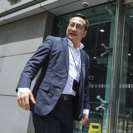 Superintendents’ Association Chairman Ronny Chan meets the police commissioner at the force’s Wan Chai headquarters. Photo: Felix Wong